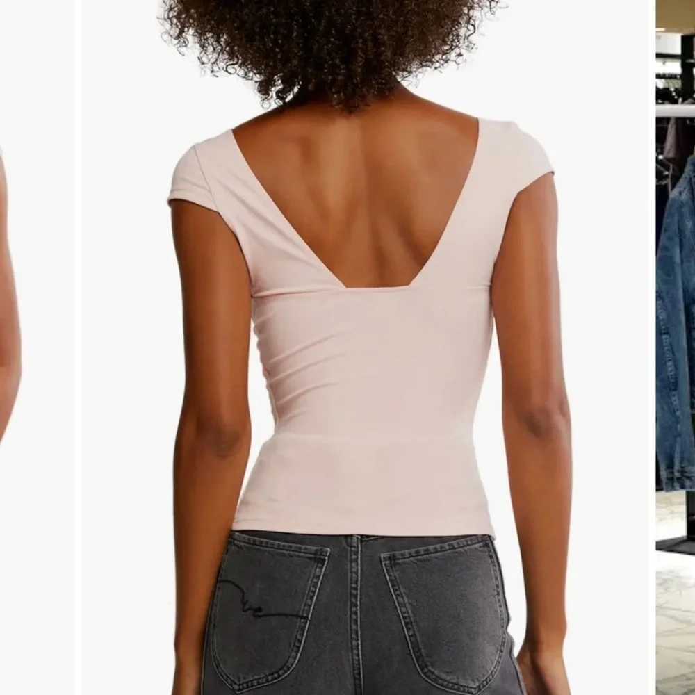 Free People Intimately Pink Brami Tank Top Seamless